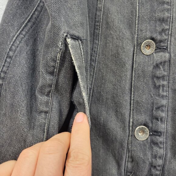 RUDE Gray Checkered Denim Vest - Picture 8 of 13